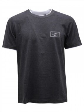 Peserico Charcoal Short Sleeve Crew Neck Tee